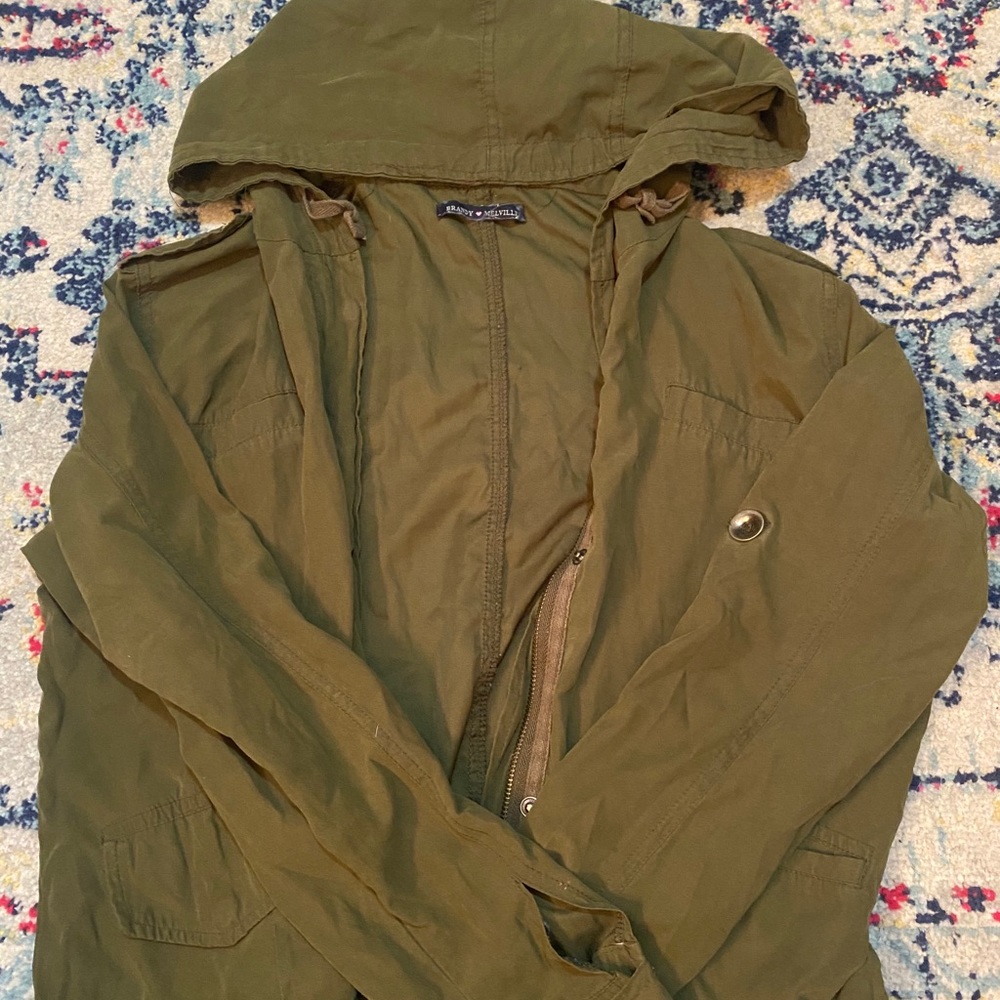 brandy melville olive green jacket